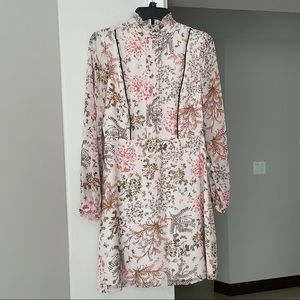 Short Floral Print Dress